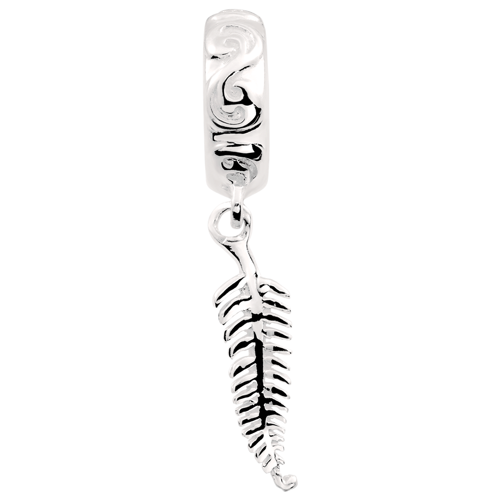 New Zealand Sterling Silver Fern Charm