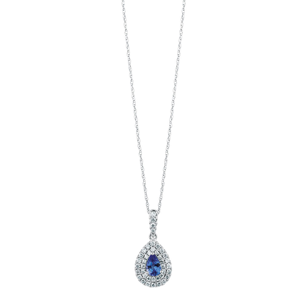 Michael Hill Designer Pendant with Tanzanite & 0.33 Carat TW of
