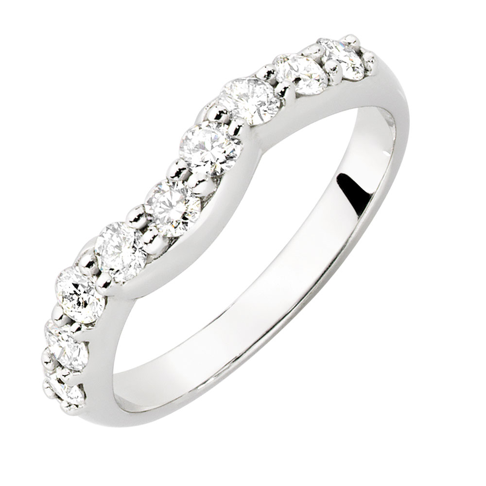 Evermore Wedding Band with 1/2 Carat TW of Diamonds in