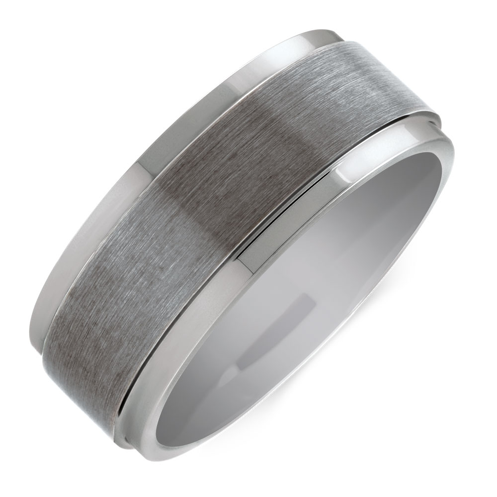 grey tungsten ring        <h3 class=