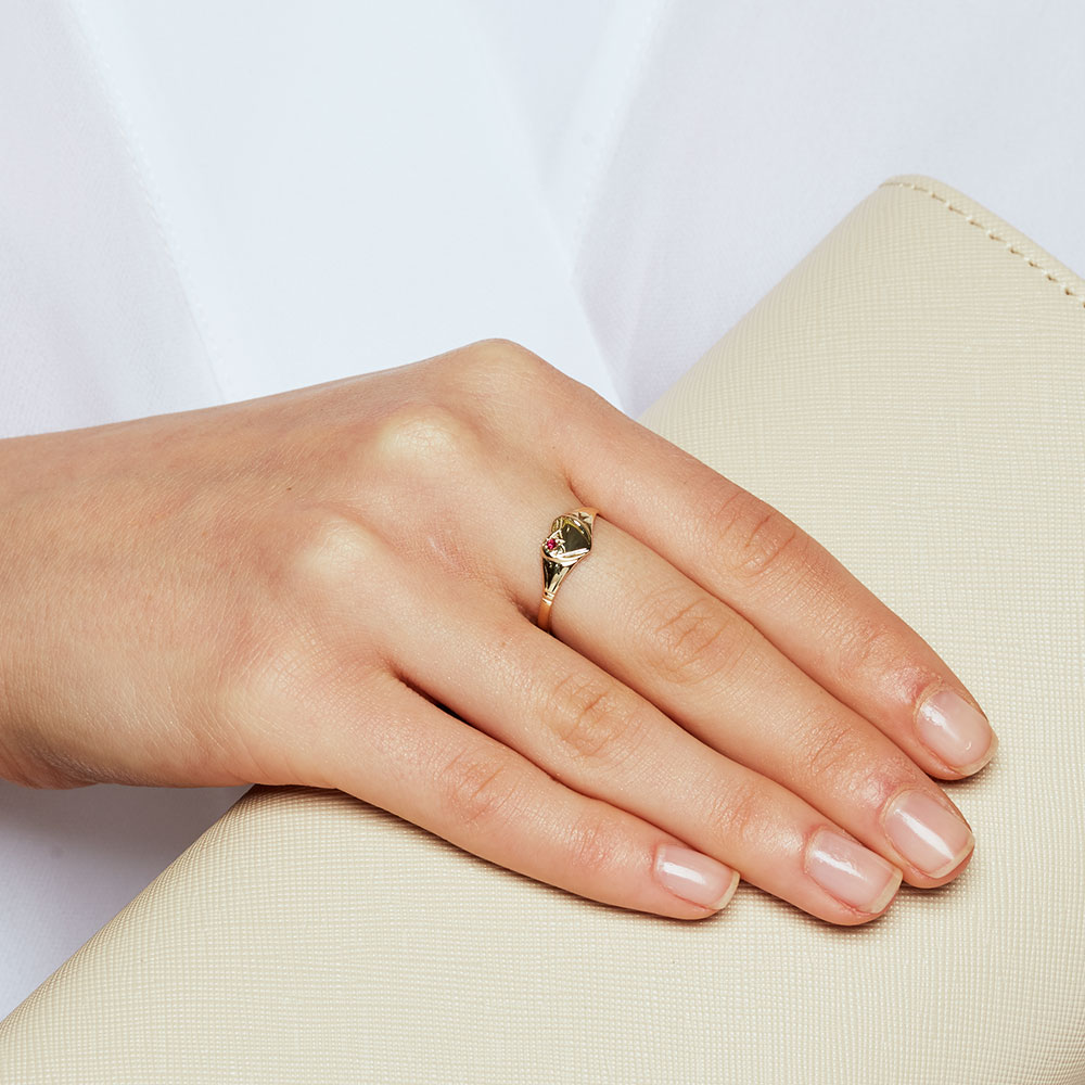 Cubic Zirconia Heart Ring Cubic Zirconia Heart Ring