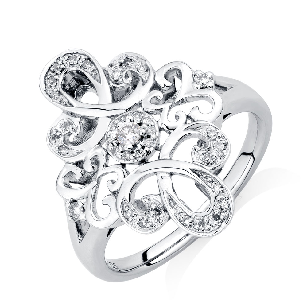 Online Exclusive Michael Hill Designer Ring with 0.16 Carat TW of
