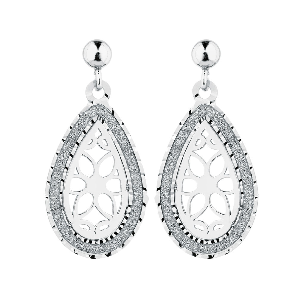 Drop Earrings in Sterling Silver