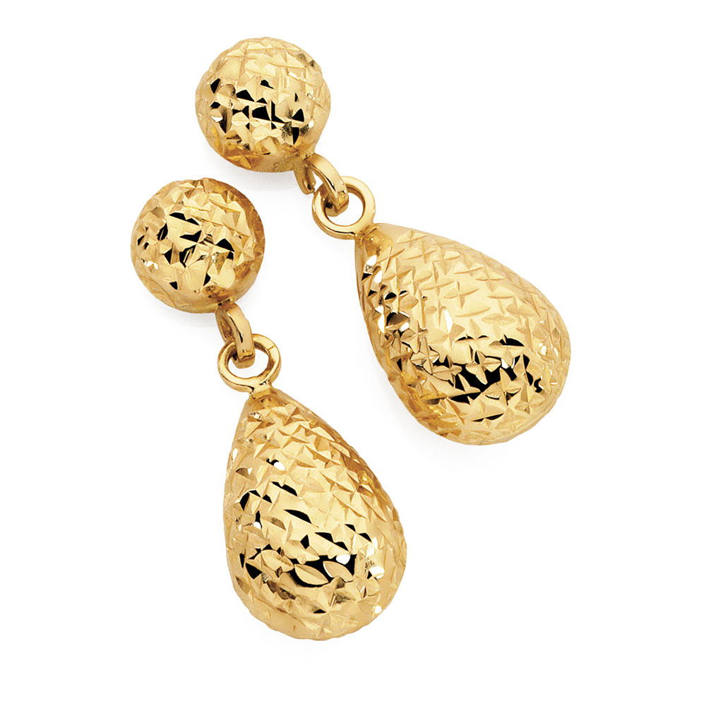 Stud Earrings in 10ct Yellow Gold
