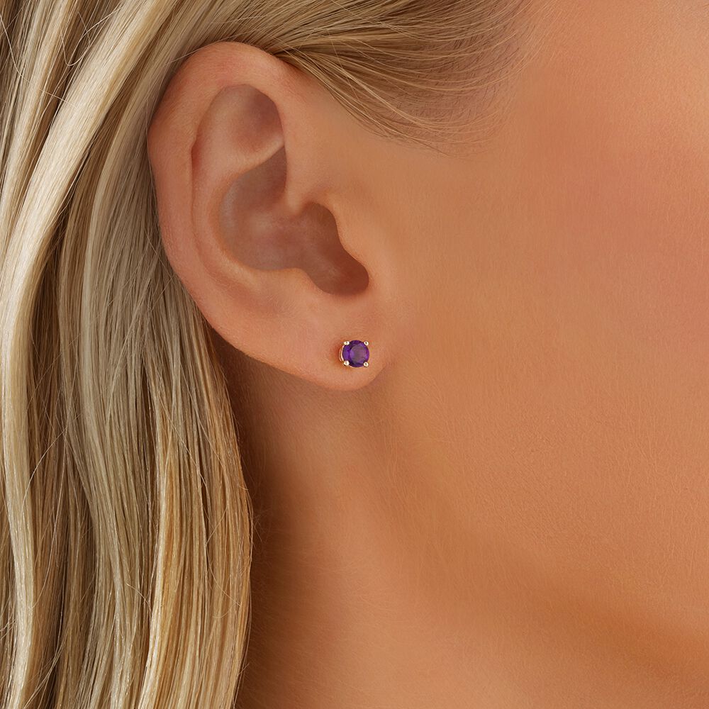 Michael hill store amethyst earrings