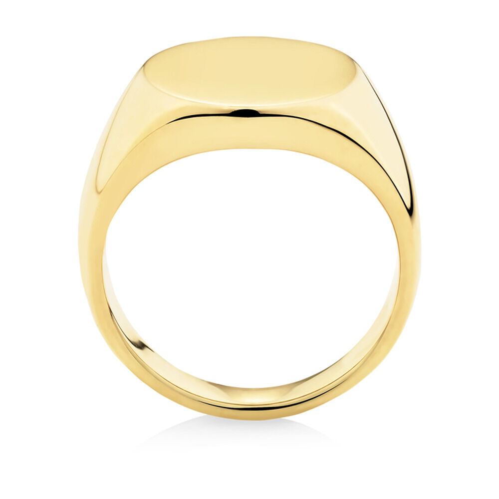 Men's Signet Ring in 10ct Yellow Gold