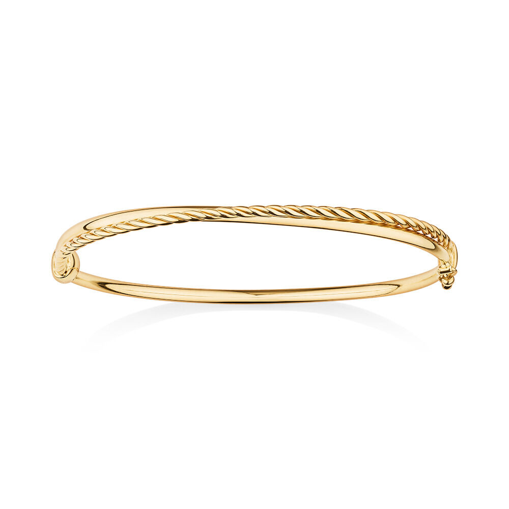 Michael hill gold bangle sale