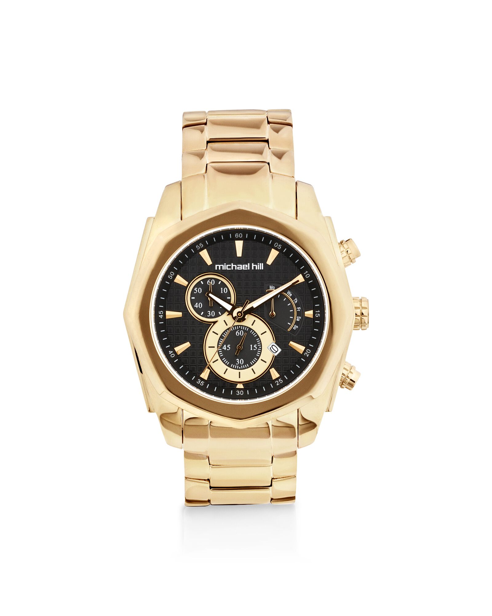 Men's Chronograph Watch in Gold Tone Stainless Steel