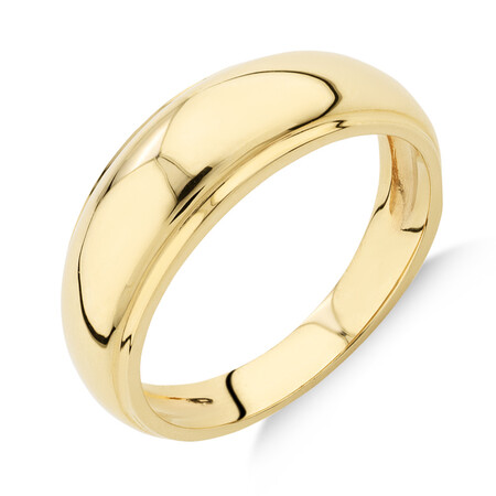Dome Ring in 10ct Yellow Gold Dome Ring in 10ct Yellow Gold