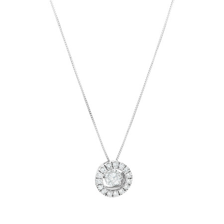 Everlight Pendant with 1 Carat Of Diamonds in 14ct Everlight Pendant with 1 Carat Of Diamonds in 14ct