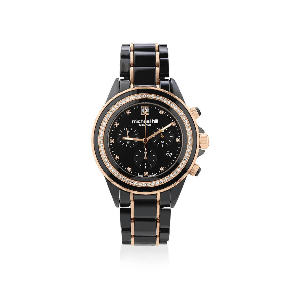 Michael hill hot sale rose gold watch