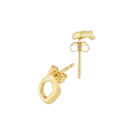 Mini Spirits Bay Stud Earrings In 10kt Yellow Gold Mini Spirits Bay Stud Earrings In 10kt Yellow Gold