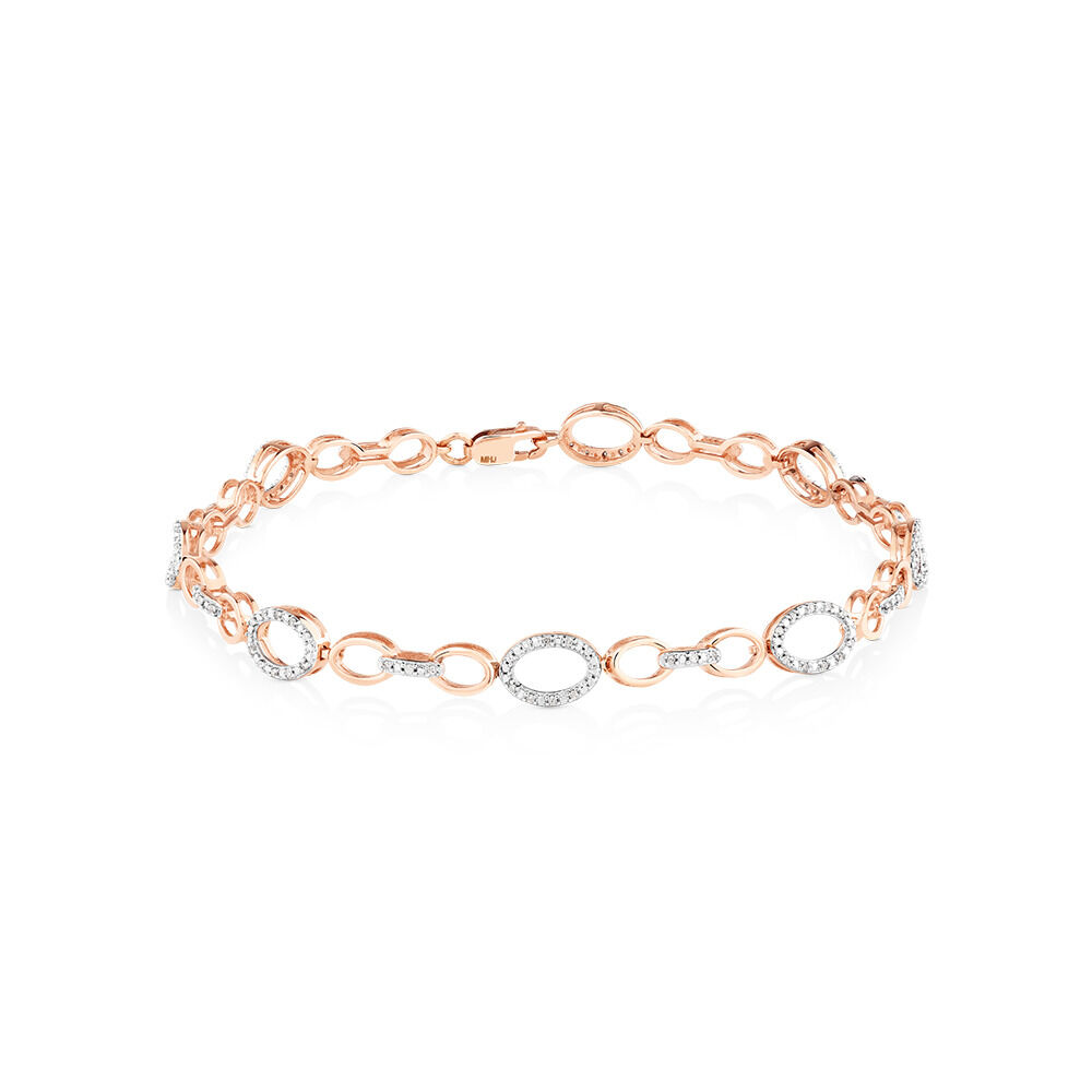 Michael hill rose gold bracelet sale