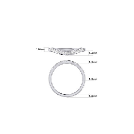 Bridal Set with 1 Carat TW of Diamonds in 14ct White Gold Bridal Set with 1 Carat TW of Diamonds in 14ct White Gold