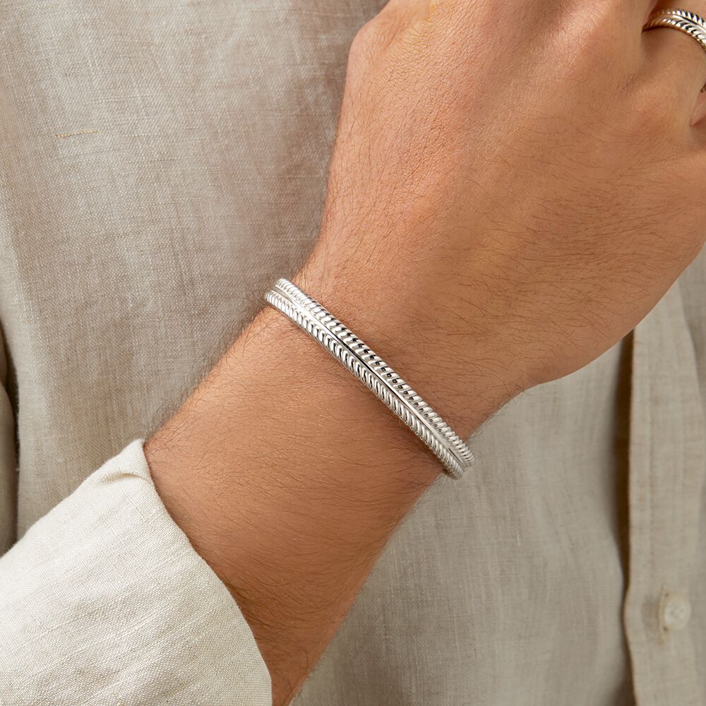 Sterling silver store wrist cuff