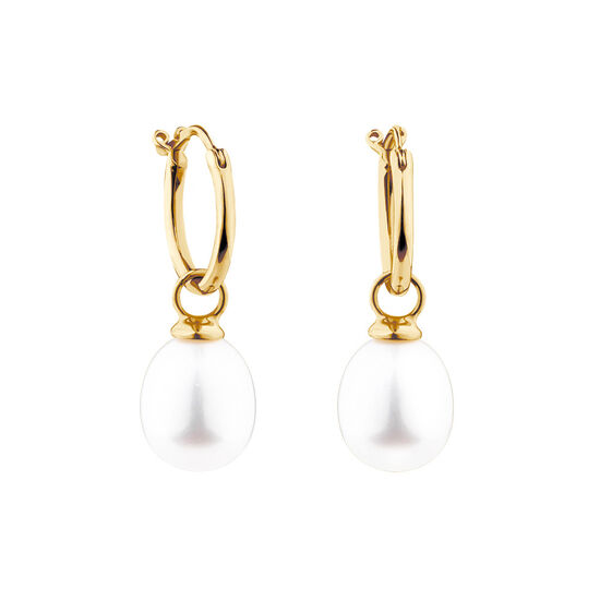 Earrings - Pearl & Diamond Earrings at Michael Hill