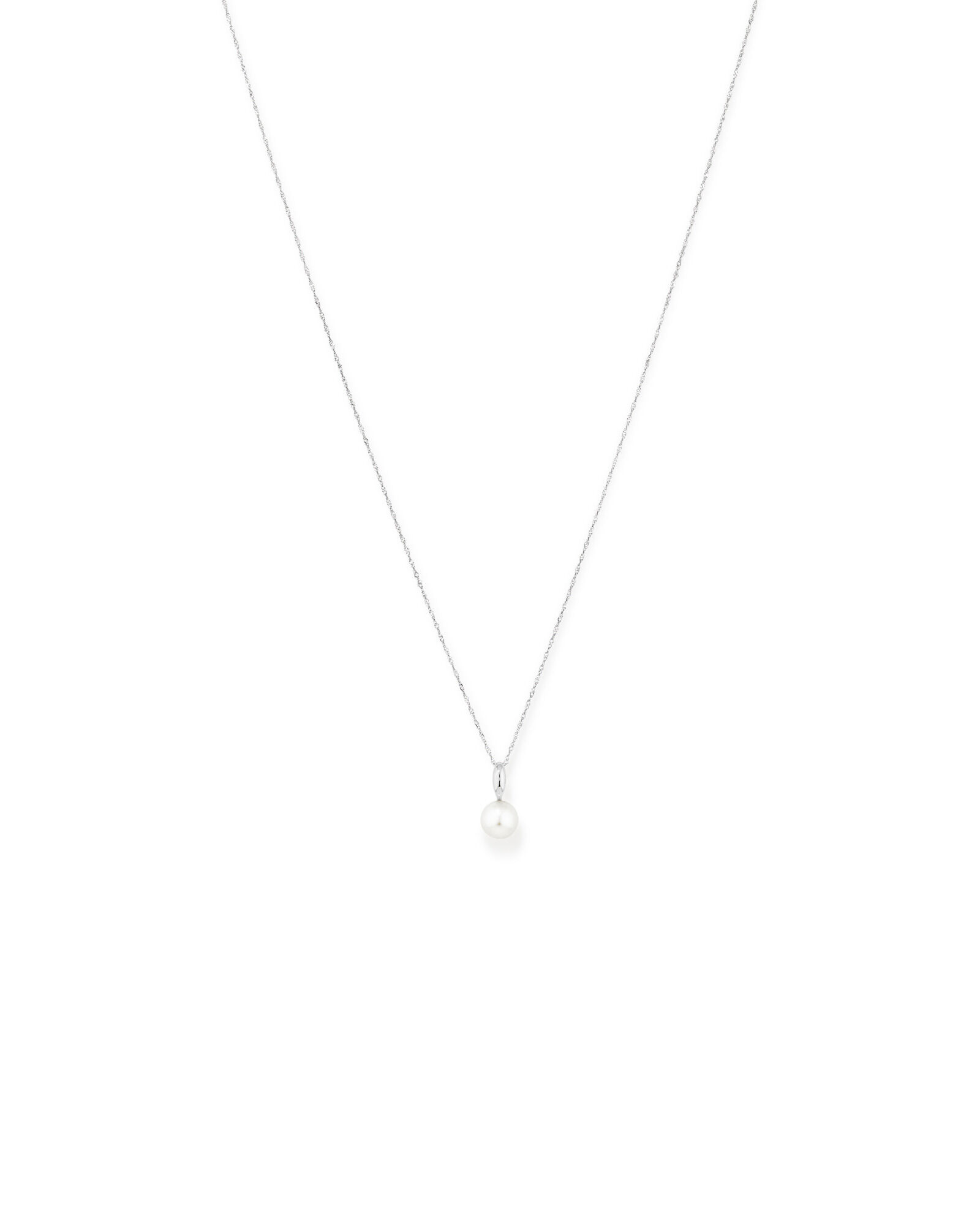 Pendant with Cultured Freshwater Pearl in Sterling Silver