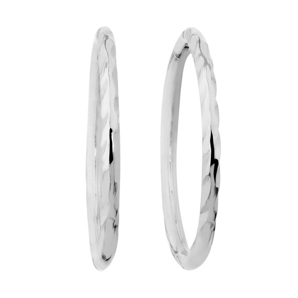 14mm Sleeper Earrings in Sterling Silver