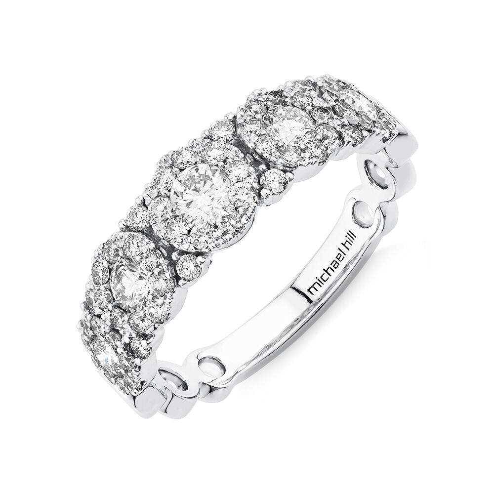 Bubble Ring with 1.00 Carat TW Diamonds in 10kt Yellow Gold