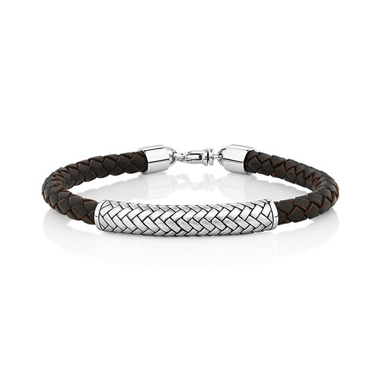 Men’s Bracelets Silver, Gold & Leather Bracelets at Michael Hill