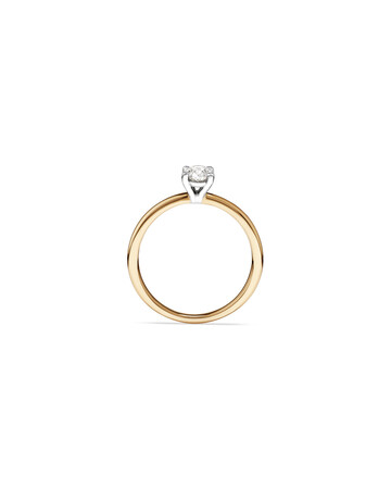 Certified Oval Solitaire Ring with 0.50 Carat TW of Diamonds in 14kt Yellow & White Gold Certified Oval Solitaire Ring with 0.50 Carat TW of Diamonds in 14kt Yellow & White Gold