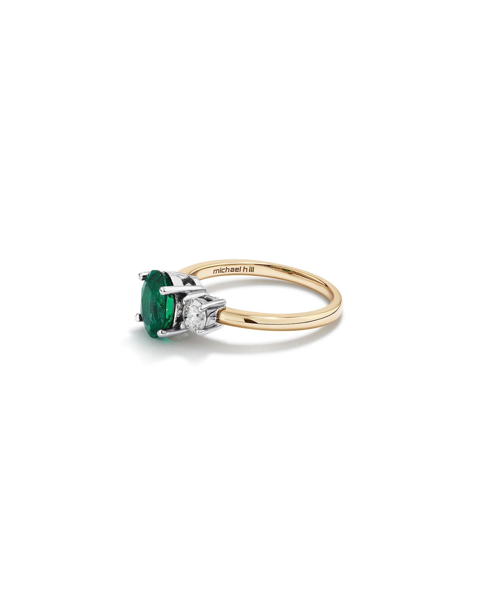 Michael hill emerald rings shop