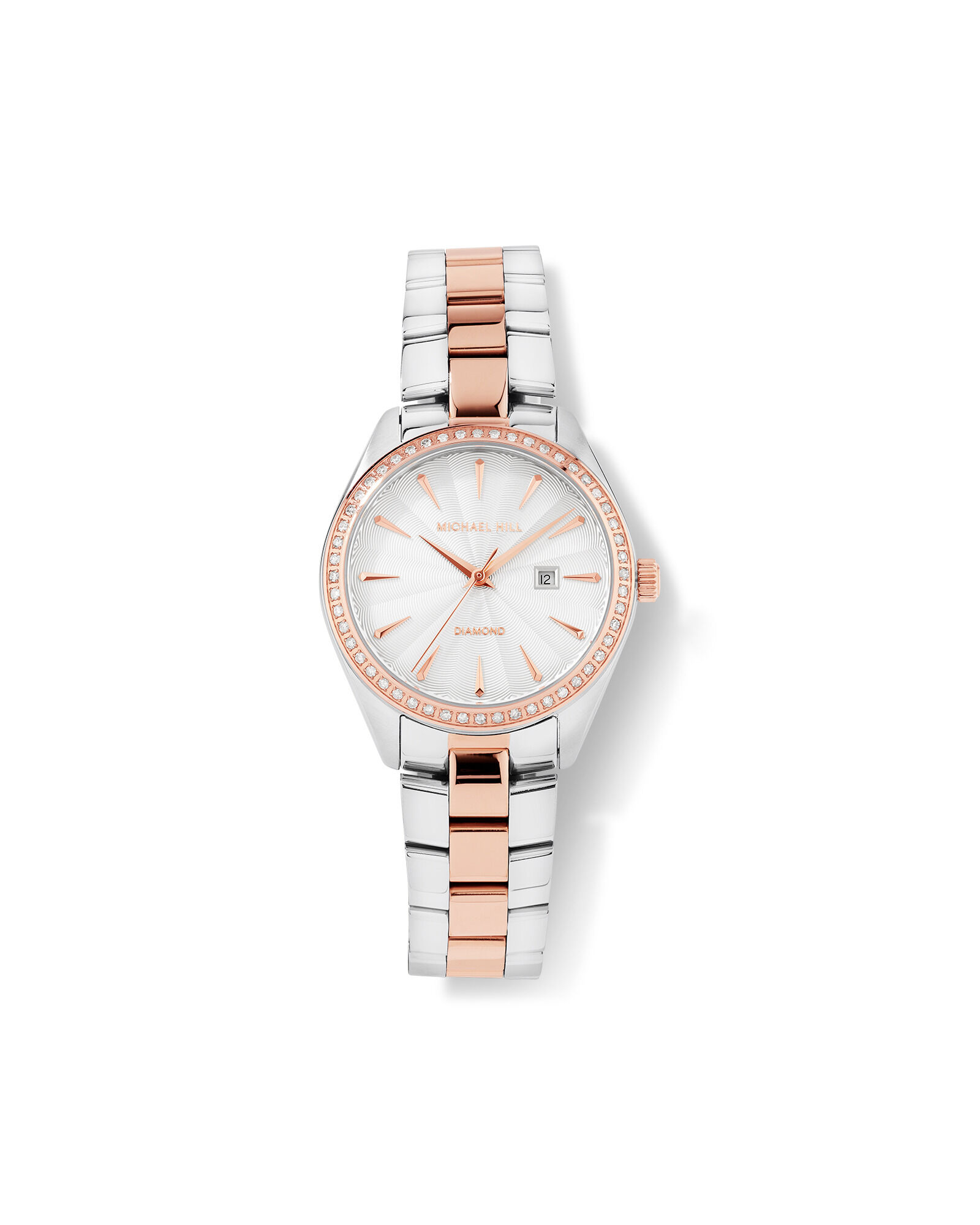 Two tone rose gold clearance