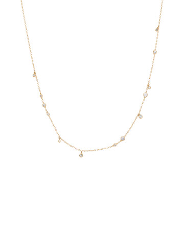 Necklace with 0.47 Carat TW of Diamonds in 10ct Yellow Gold Necklace with 0.47 Carat TW of Diamonds in 10ct Yellow Gold