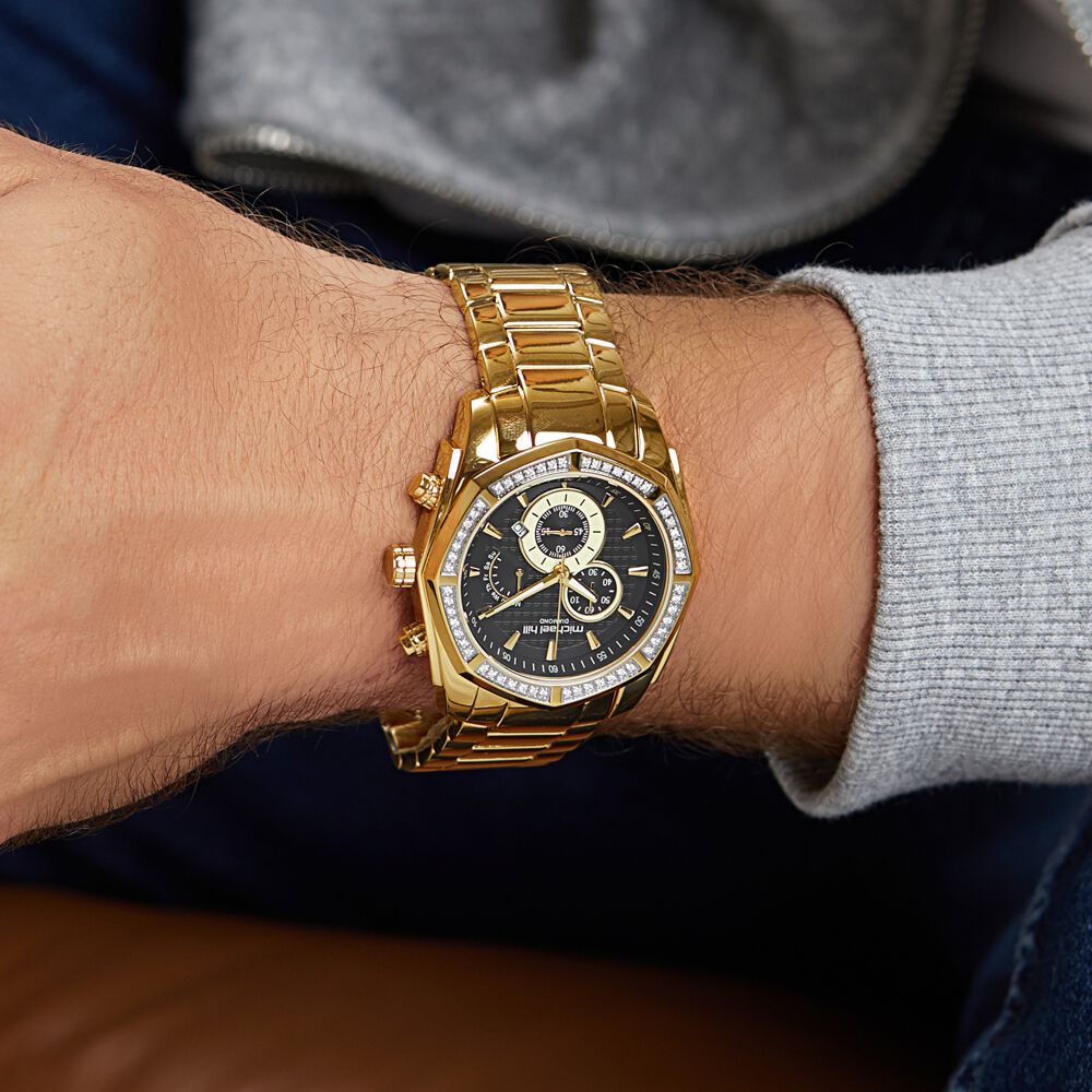 Michael hill diamond watch mens deals