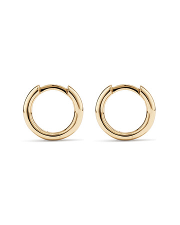 11mm Polished Huggies In 10kt Yellow Gold 11mm Polished Huggies In 10kt Yellow Gold