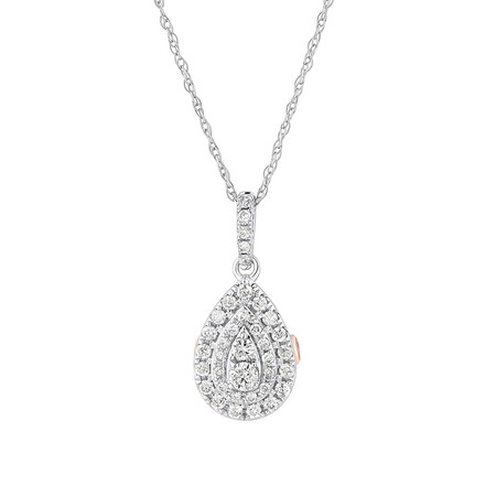 Sir Michael Hill Designer Fashion Pendant with 0.33 Carat TW of Diamonds in 10ct White Gold Sir Michael Hill Designer Fashion Pendant with 0.33 Carat TW of Diamonds in 10ct White Gold