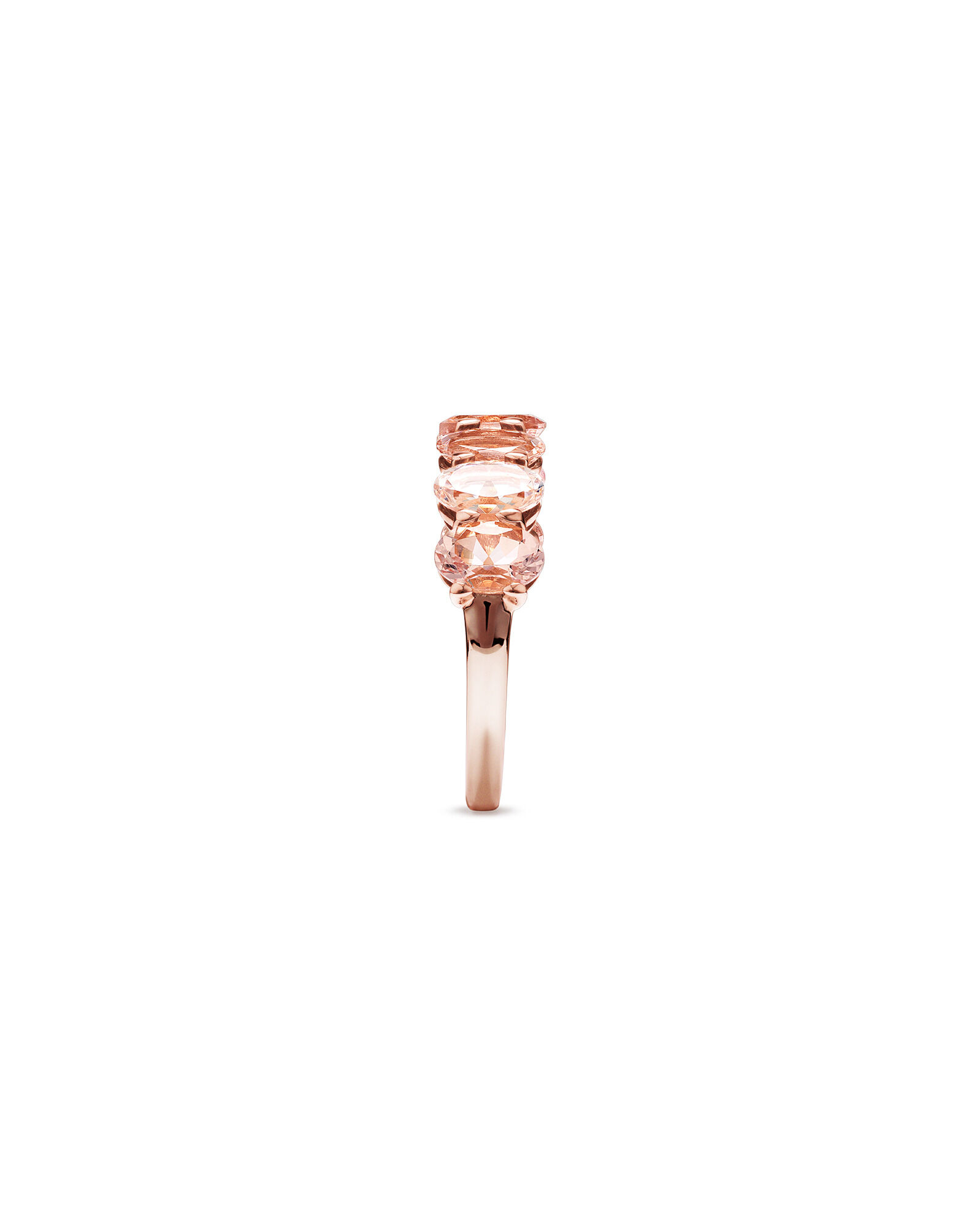 Morganite clearance eternity band