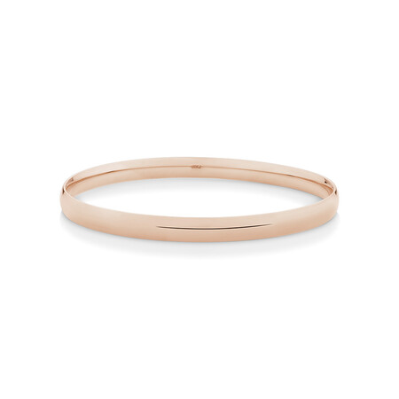 65mm Round Bangle in 10kt Rose Gold