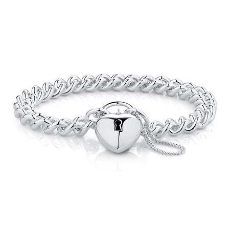 19cm (7.5") Curb Bracelet in Sterling Silver