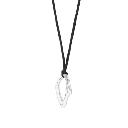 Large Spirits Bay Pendant with 0.15 Carat TW of Diamonds in Sterling Silver Large Spirits Bay Pendant with 0.15 Carat TW of Diamonds in Sterling Silver