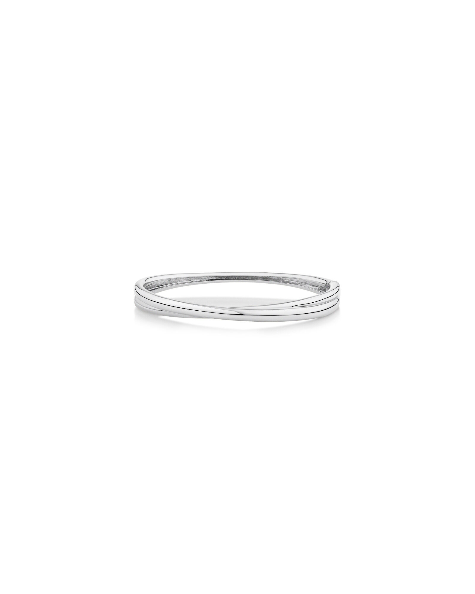 61mm Oval Bold Link Bangle in Sterling Silver