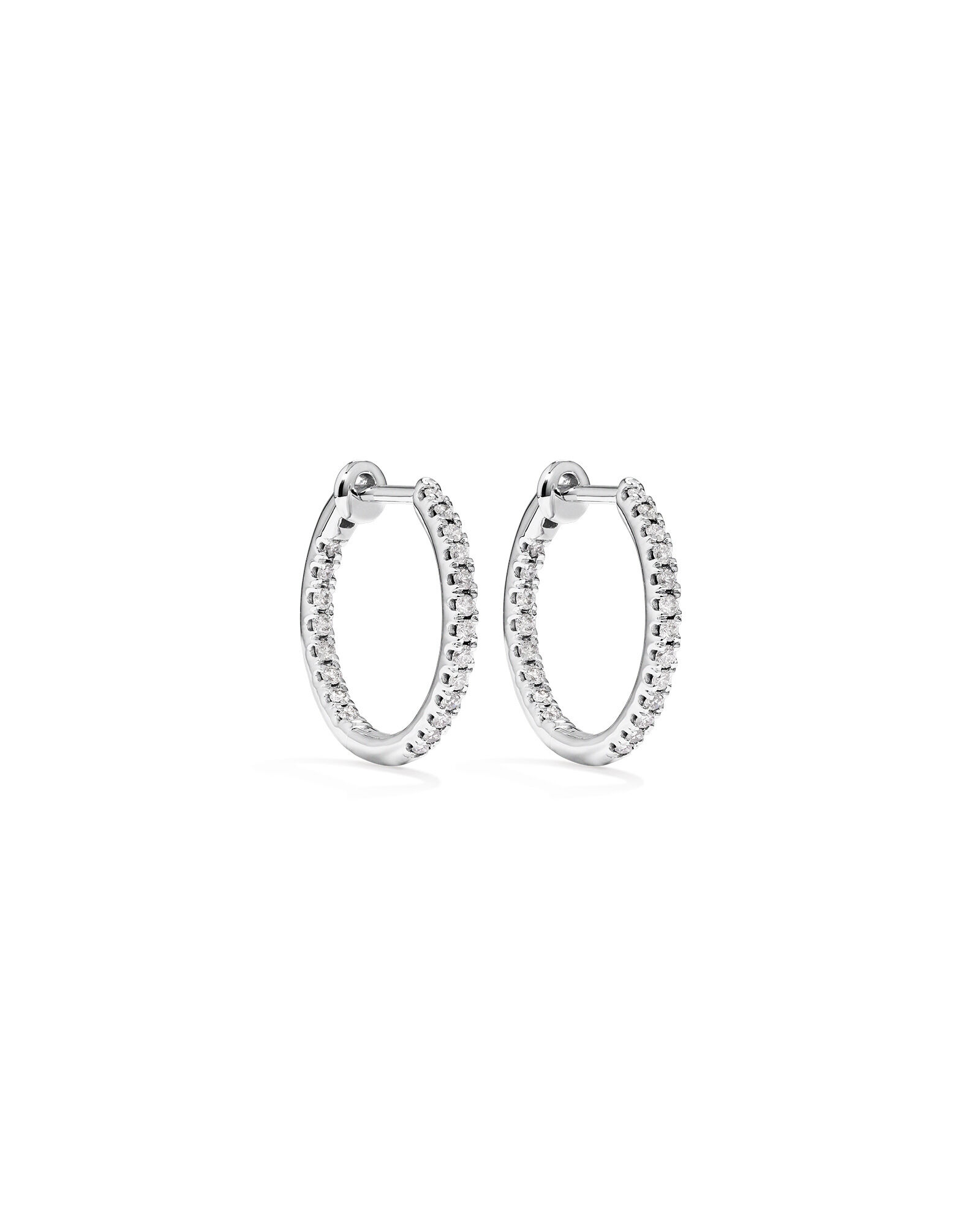 Michael hill diamond hoop earrings sale