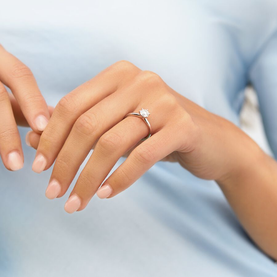 Michael Hill Solitaire Engagement Ring with a 0.70 Carat TW Diamond