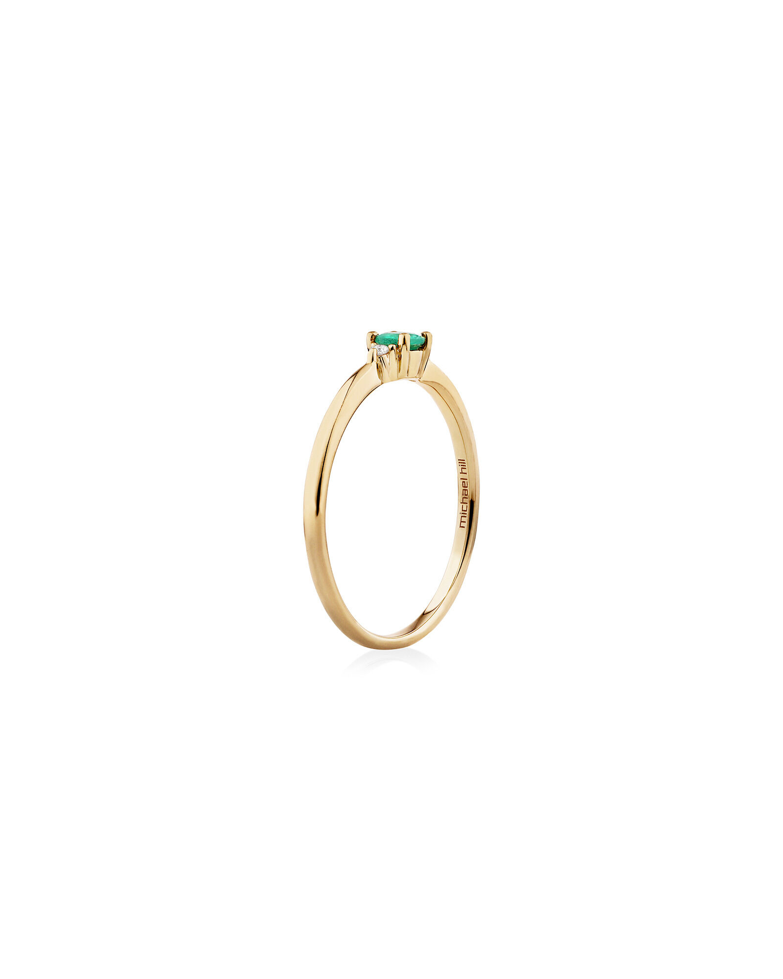 Michael hill emerald ring shop