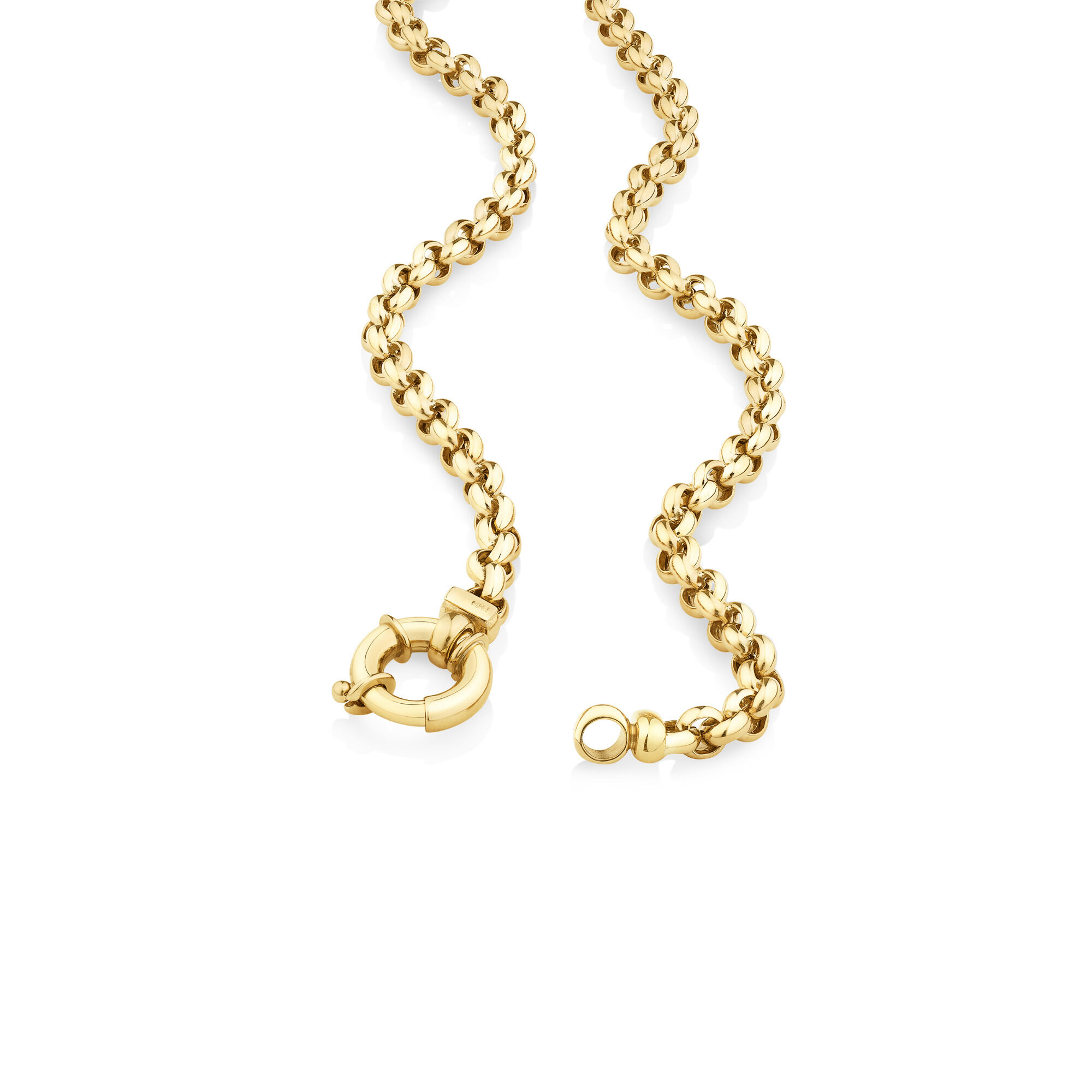5mm-5.5mm Width Hollow Belcher Chain 