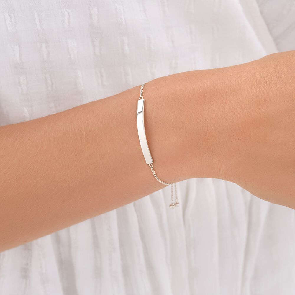 Beverly hills silver bolo shop bracelet