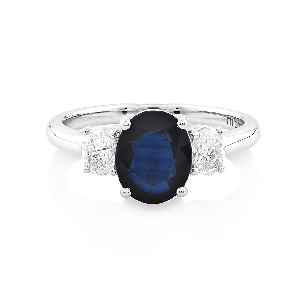 Michael hill blue sapphire ring on sale