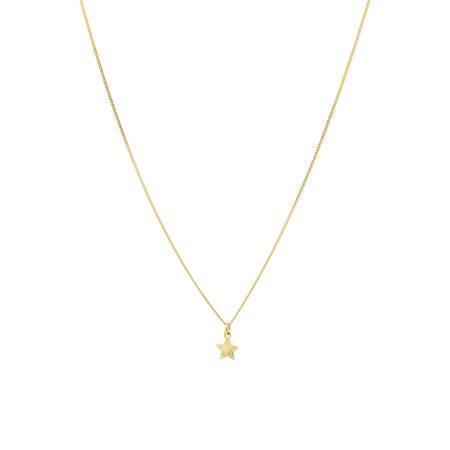 Star Pendant in 10ct Yellow Gold Star Pendant in 10ct Yellow Gold