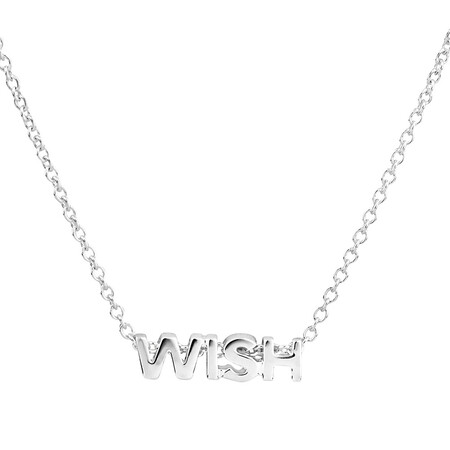 45cm (18") Wish Necklace in Sterling Silver
