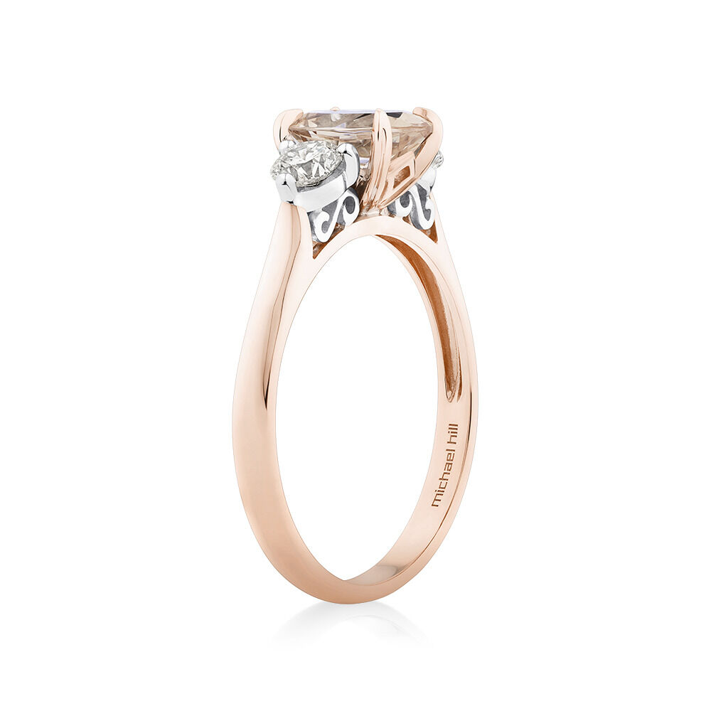 Morganite ring outlet michael hill