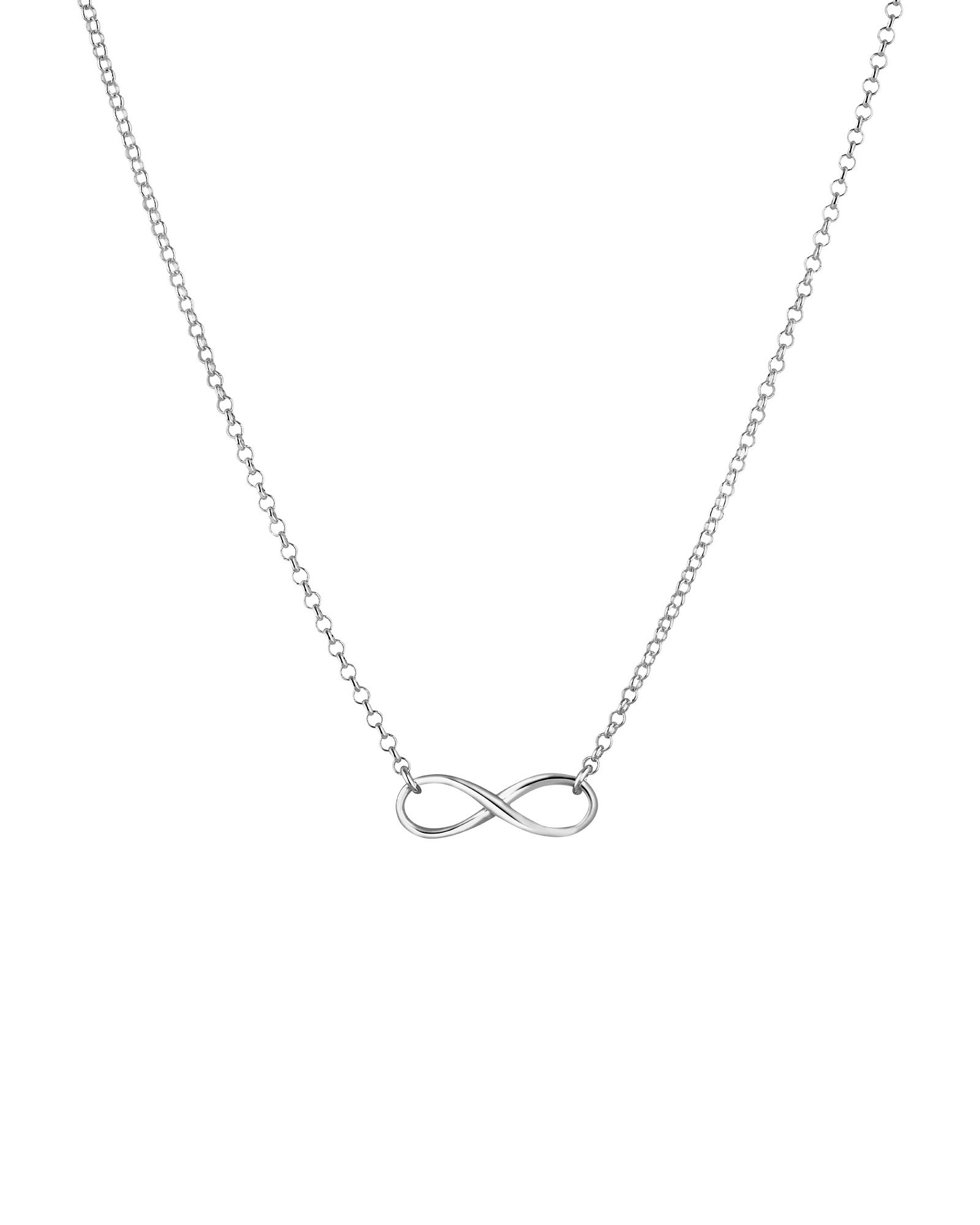 Infinity Necklace in Sterling Silver