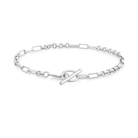 19cm (7.5") Belcher Bracelet in Sterling Silver 19cm (7.5") Belcher Bracelet in Sterling Silver