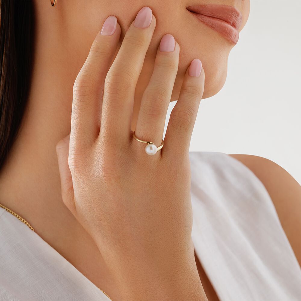 Michael hill pearl on sale ring