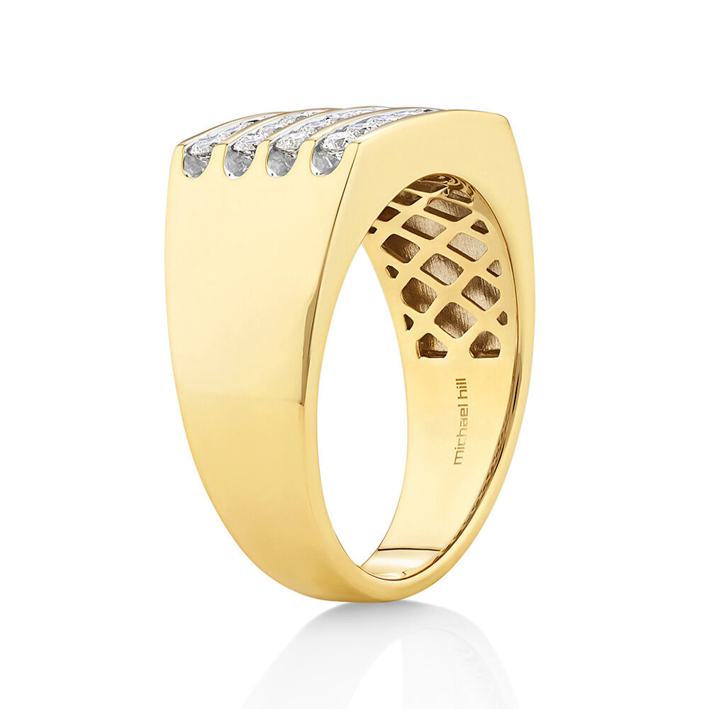 Michael hill yellow outlet gold diamond rings