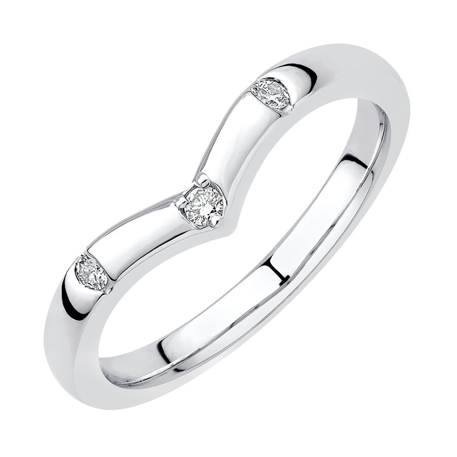 Ring With Diamonds In Sterling Silver